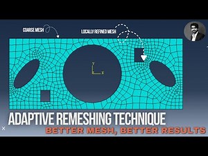 Complete Adaptive Remeshing Guide | Abaqus | Improving Mesh Accuracy Automatically