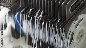 automated production of microcontrollers and boards. a robotic line for supplying components during motherboard assembly. technological production of printed circuit boards.