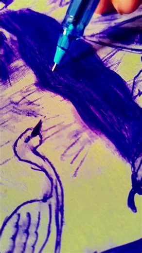 asthetic book cover drawing with blue pen # 💙💙💙# like for more videos # trending videos # subscribe