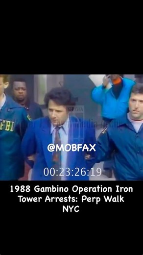 1988 #Gambino Operation Iron Tower Arrests: Perp Walk #NYC #Mobfax #RawFootage | MOBFAX