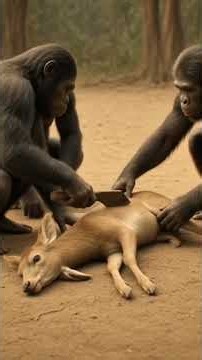 Ancient Hominids Hunt and Cook a Deer | Prehistoric Survival Short