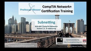 CompTIA Network  N10-005: 1.3 - Subnetting