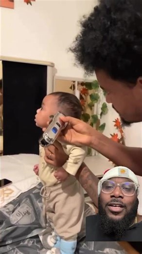 First hair cut #react #reaction