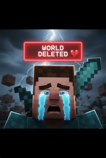 Ek Galti Our World Delete 😭 #minecraft #shorts