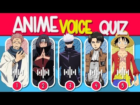 GUESS THE ANIME VOICE 🔊🎙️ Can You Recognize These Iconic Characters