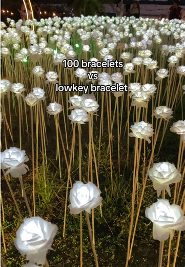 100 bracelets vs lowkey bracelet #fyp #foryou #bracelet