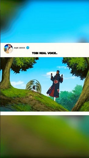 Tobi Real Voice 🥶💀| Kidding | Naruto Shippuden