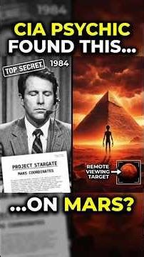The CIA Mars Experiment: Remote Viewing the Year 1 Million BC #science #history #mystery