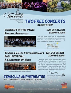City of Temecula Presents October Concerts