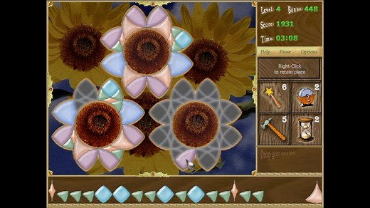 2004年Windows经典单机游戏Puzzle Inlay（宝石拼图）2/5圆形 Round World