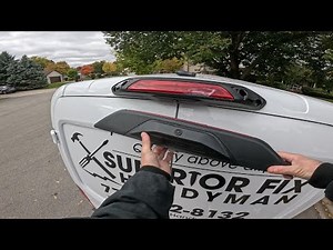 2023 Ford Transit 250 Top Taillight Replacement – Backup Camera Install