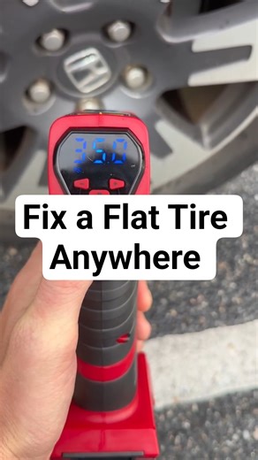 How to Inflate a Flat Tire Without a Gas Station