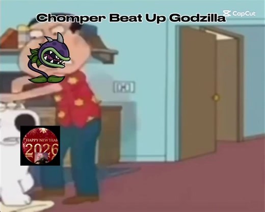 @Godzilla🦖 Gets Beat Up By Chomper (Character) #fyp