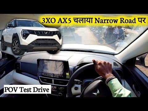 Mahindra XUV 3XO AX5 Petrol MT Test Drive 2026 POV Test Drive Video