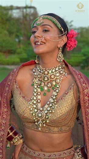 Timeless Bridal & Groom Elegance: Surabhi Jewels for Your Royal Wedding Glow #weddingjewellery