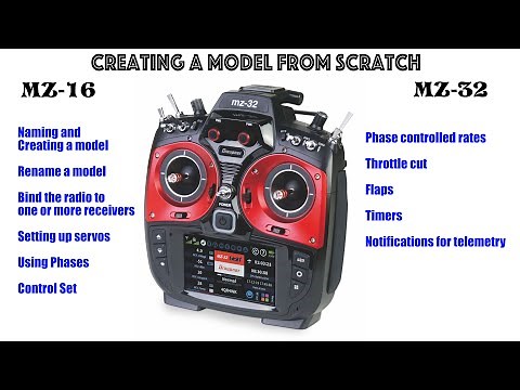 Setting up a model from scratch on a Graupner MZ-32/MZ-16
