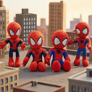 [Hot Item] Marvel Spider-Man Cartoon Plush Doll - Soft Cute Stuffed Toy for Kids