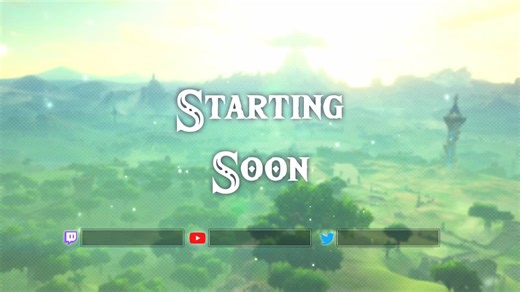 The Legend of Zelda | Twitch Youtube Stream Overlay   Animated Screens / Breath of the Wild / Customizable - Etsy