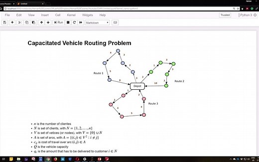Cpelex+Python求解带容量约束车辆路径问题