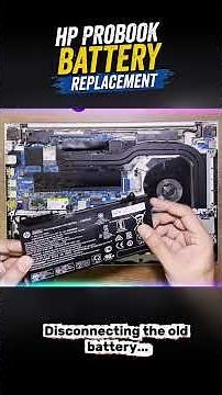 HP ProBook Battery Replacement in 60 Seconds | Easy DIY Laptop Repair