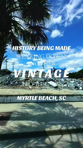 History in the making. Anyone know what this one was called?? @Saltchasers2 #saltchasers #oceanlakesfamilycampground #myrtlebeach #vintage #construction