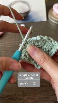 Crochet Tip | How I make consistent single crochet stitch for left-hand (part 1) #crochettutorial
