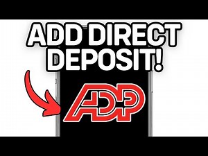 NEW! HOW TO ADD DIRECT DEPOSIT ON ADP (WORKING) 2025!