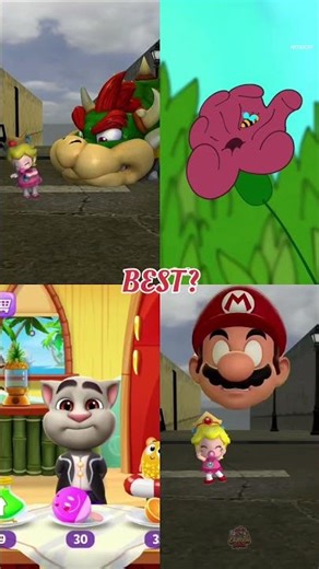 Baby peach still singing #shorts #mario #babypeach #mariobros #supermariobros #animation