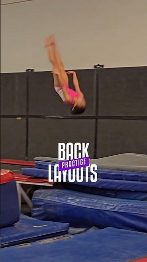 Trust the process. ✨ Back Layouts Practice #gymnasticsshorts