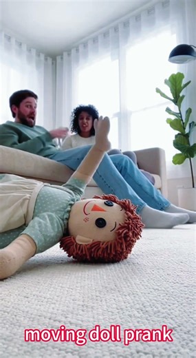 Moving doll prank #doll #movinghacks #funnyprank #prankideas #comedy #youtube #moving