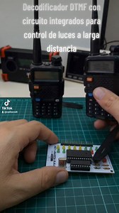 35K views · 293 reactions | Decodificador DTMF con circuito integrados para control de luces a larga distancia #dtmf #electronica #controldeluces | RogerBit arduino pic y más | Facebook