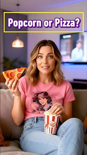 🍿 Popcorn vs 🍕 Pizza – Which One’s Actually Healthier? | Calorie Reality Check.