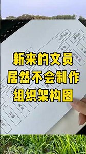 组织架构图的正确制作方法#涨知识 #每天学习一点点 #办公技巧 #职场 #组织架构图
