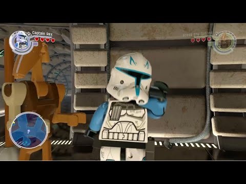 Lego Star Wars the Force Awakens - Captain Rex & R0-GR dance!