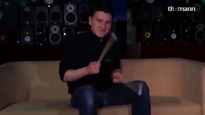 Air Drumming 2.0! Check out the first Drum Set without drums and cymbals but WITH sound! In our webshop → http://tho.mn/aerod ;) //Larry | Thomann