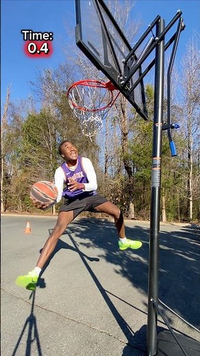 When you shoot hoops by yourself…