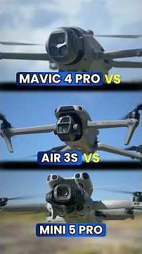 Mavic 4 Pro vs Air 3S vs Mini 5 Pro — DJI's 2025 Drone Fleet