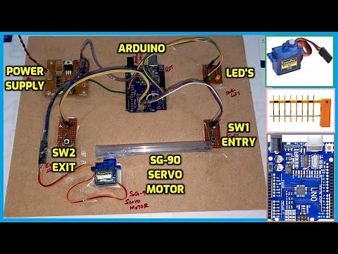 Smart Barrier System using Arduino and Servo Motor Gate Opening / Closing System