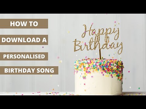 How to download Birthday Song With Name | How to make Happy Birthday Song with name