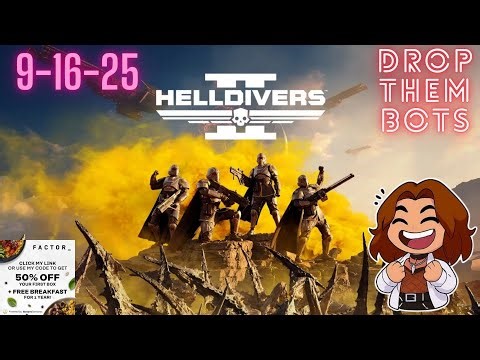 ☄️ Helldivers 2 ☄️ Shooting up some bots! #Factor75partner