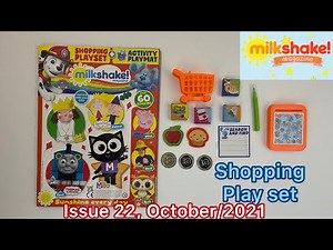 Milkshake magazine with shopping play set!! 🛒