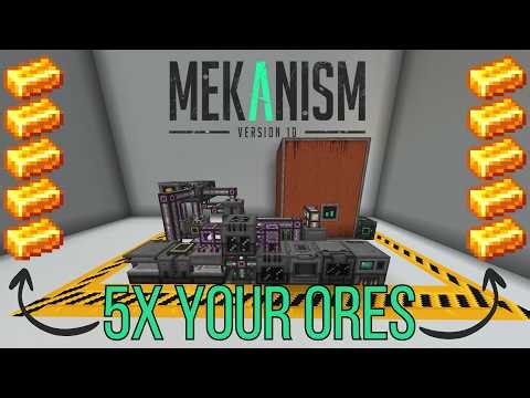 Complete Mekanism 5x Ore Processing Guide. Hydrogen, Sulfuric Acid & Full Setup - Minecraft Tutorial