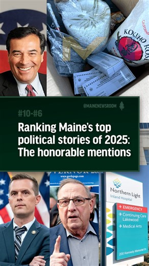 12/28 PT1: We're counting down the biggest Maine political news stories of 2025 and today we're looking at the honorable mentions: Nos. 10 through 6. (Yes, I did record this video from my parents' house on Christmas Eve.) #maine #MEpolitics #republican #maga #trump