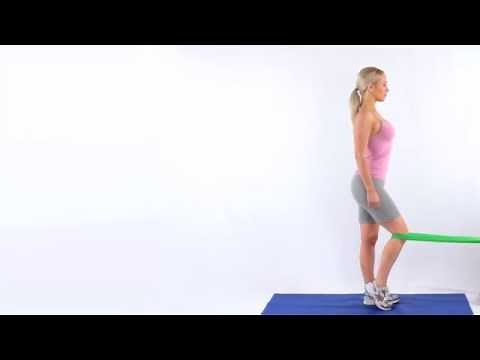 VMO Single leg inner range quadriceps with band