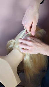 1.6M views · 11K reactions | 2 Dutch #braids into bun  #hairstyle #hairtutorial | Olya Pobigailo | Facebook