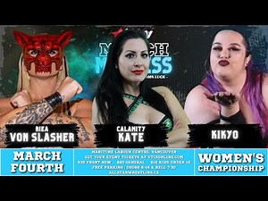 Calamity Kate vs. Riea Von Slasher vs. Kikyo | 2023.03.04 | All Star Wrestling