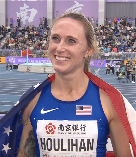 10K views · 78 reactions | After winning her first world medal, Shelby Houlihan looks ahead to what’s in store with outdoor season still to come. #WorldIndoorChamps | NBC Olympics & Paralympics | Facebook