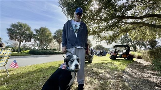 Watch: Jan. 12 protest in The Villages draws about 500 people