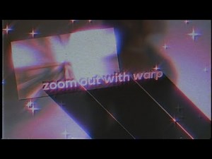 zoom out with warp | after effects tutorial