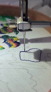 22K views · 283 reactions | using variegated thread is fun. I live the vibrant colors. #threadpainting #aamyadam #janomesewingmachine #regularsewingmachine #momsinspiration #madeinmaldives #freemotionembroidery #janome808a | Amila adam | Facebook